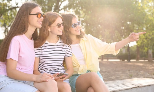 Friends taking a picture